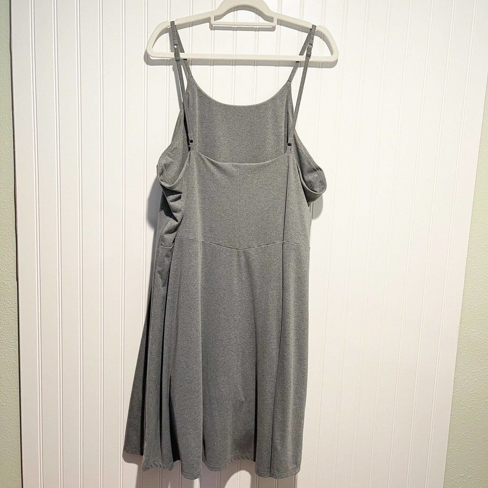 Girlfriend Collective Grey Naomi Active Wear Dress Size 6X - Picture 6 of 7
